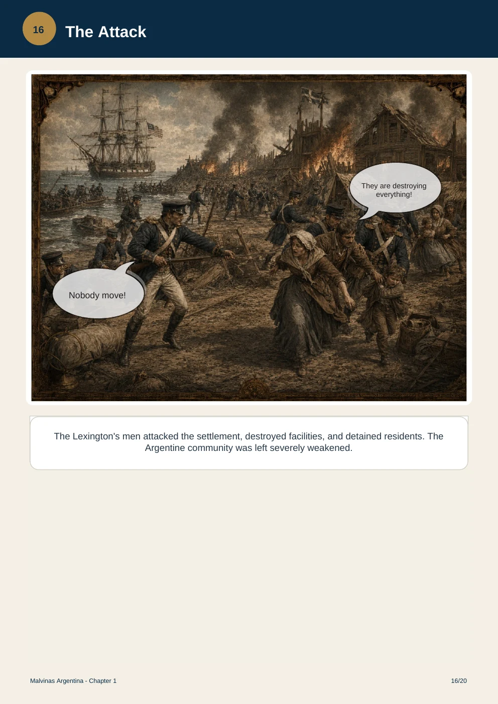 Page 16 de la historieta