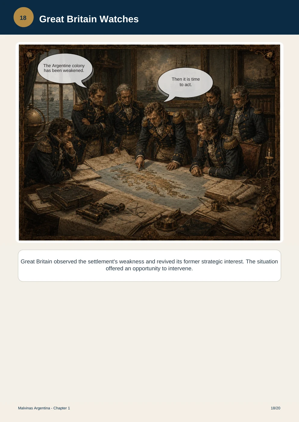 Page 18 de la historieta