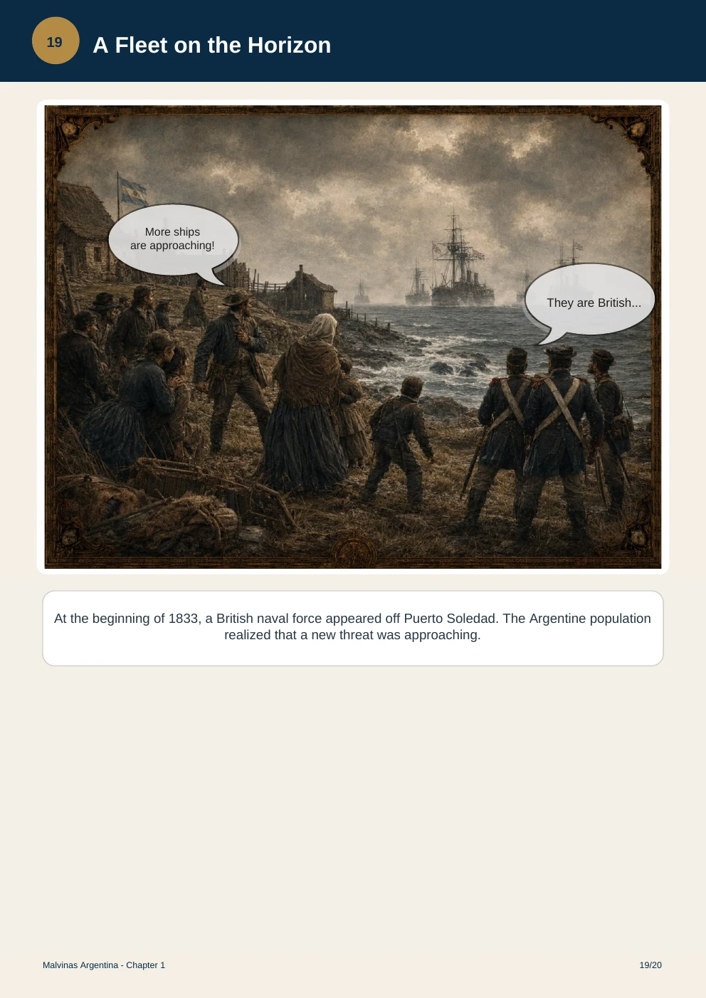Page 19 de la historieta