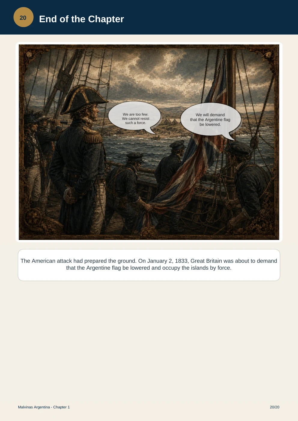 Page 20 de la historieta
