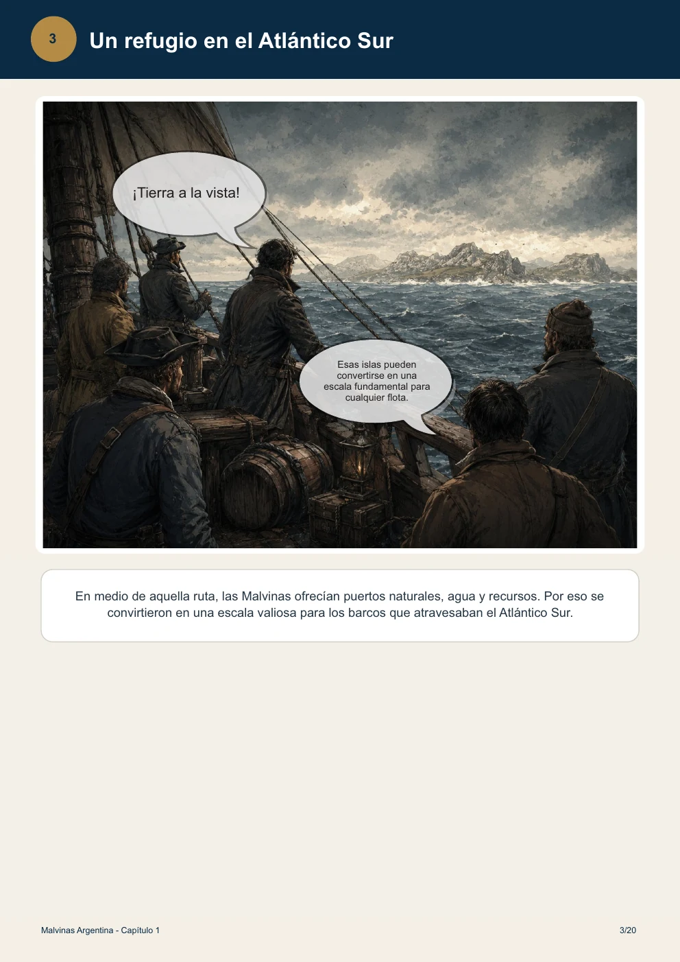 Página 3 de la historieta