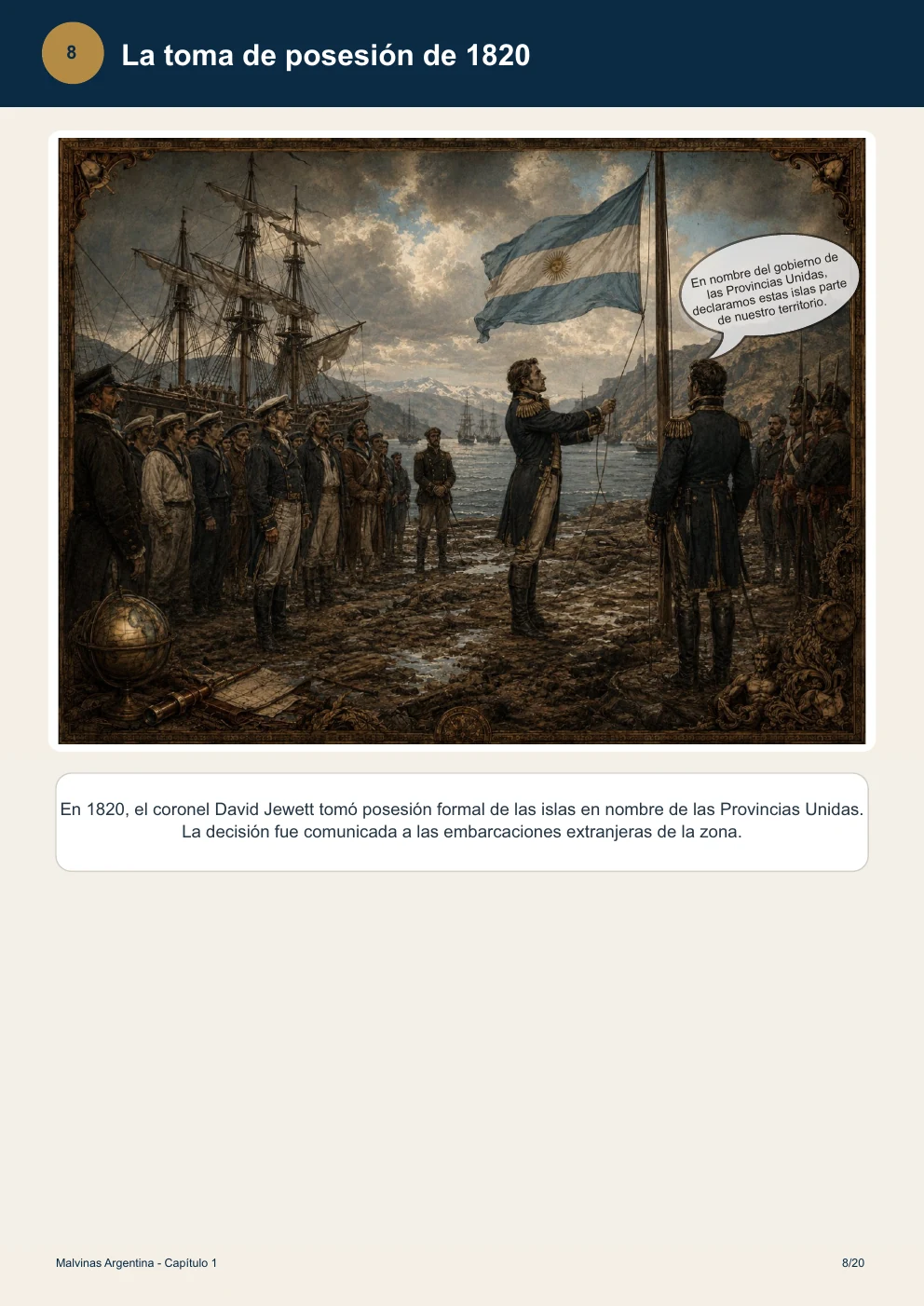 Página 8 de la historieta