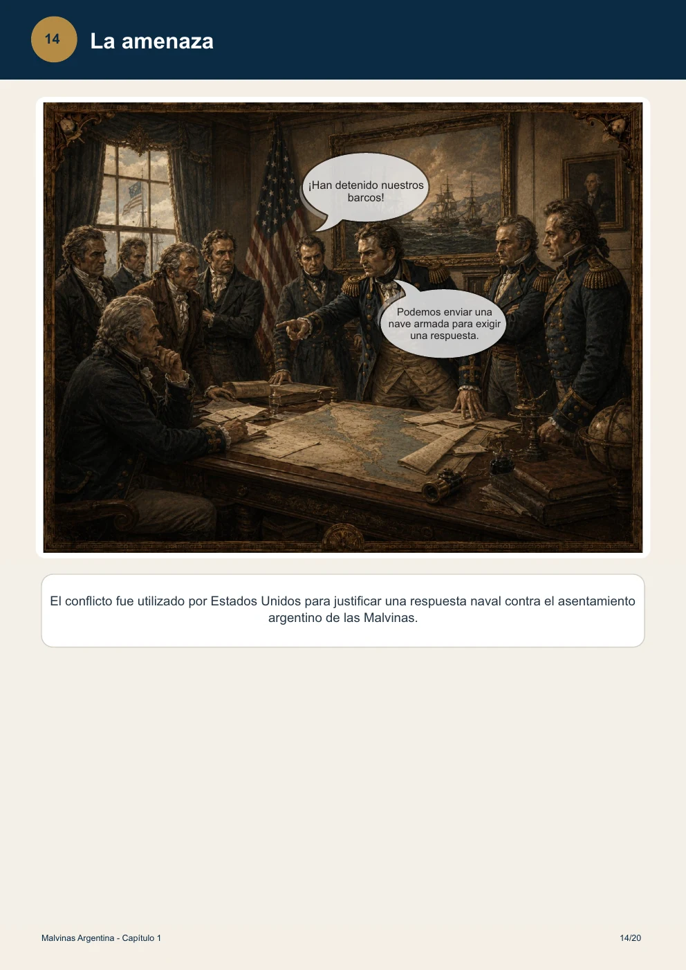 Página 14 de la historieta